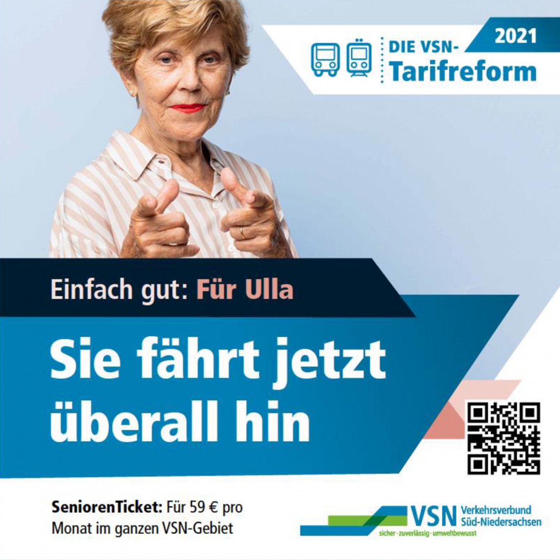 Mit dem Seniorenticket im ganzen VSN-Gebiet unterwegs 